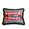 Déco & Co. | Trust No One Pillow – EY282