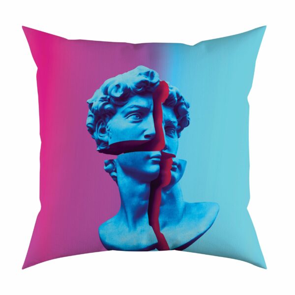 Déco & Co. | Colourful Greek Cushion EY292