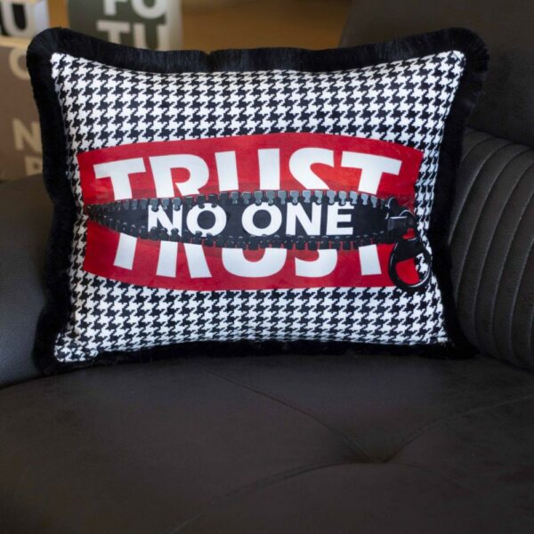 Déco & Co. | Trust No One Pillow – EY282