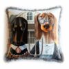 Déco & Co. | Dogs Cushion – EY240